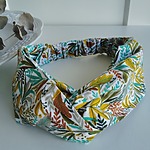 Le bandeau croisé - Feuillage olive