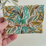 Le porte carte - Feuillage olive