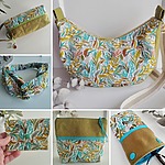 Ensemble sac + accessoires aux choix - Feuillage olive