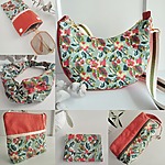 Ensemble sac + accessoires aux choix - Hibiscus amande